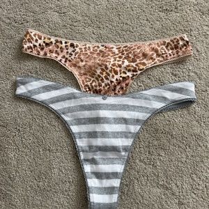Victoria’s Secret Cotton High Leg Thong Panties